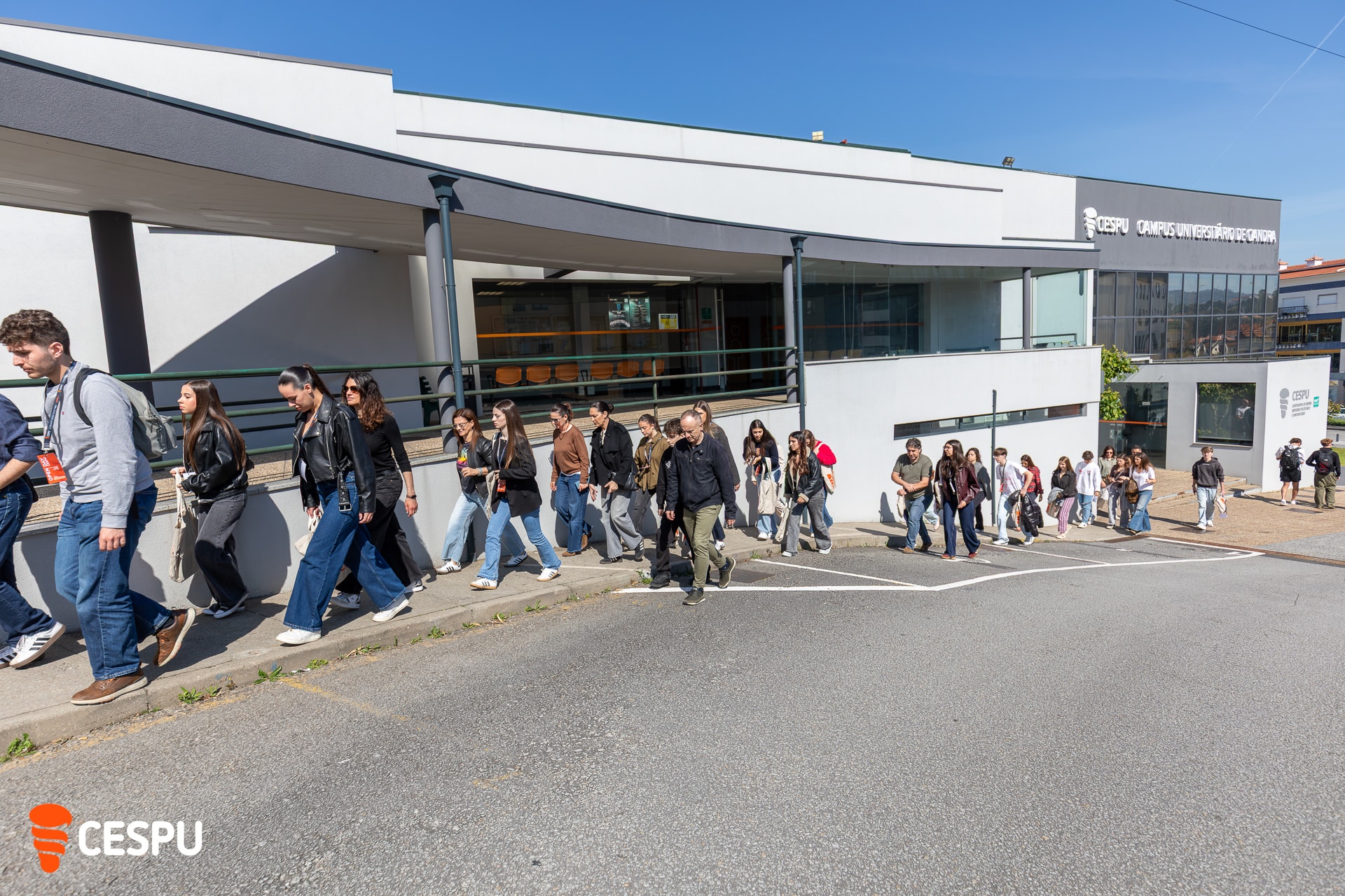 Campus universitaire de Gandra de la CESPU lors des portes ouvertes